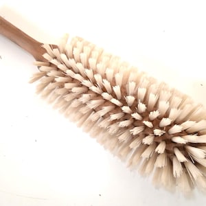 Strong vintage scrubbing  brush, neck brush, clothes brush, barbershop accessories toiletry brush, vanity brush, quality clothes brush