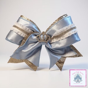 Glass Slipper Princess Inspired Bow- Cinderella- Deluxe