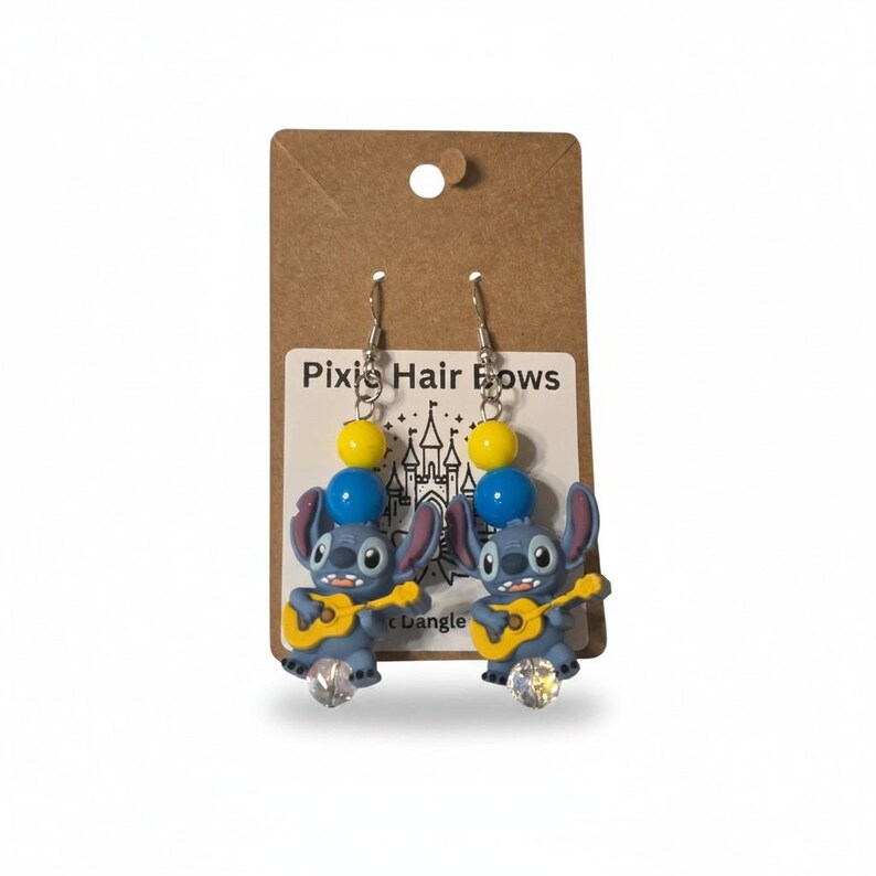 Stitch Inspired Dangle Earrings bild 2