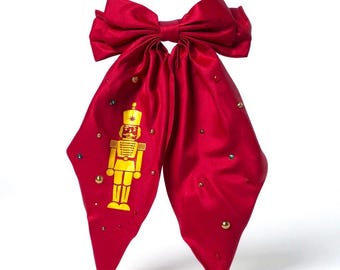 Nutcracker Dreams Hair Bow- Christmas Bow