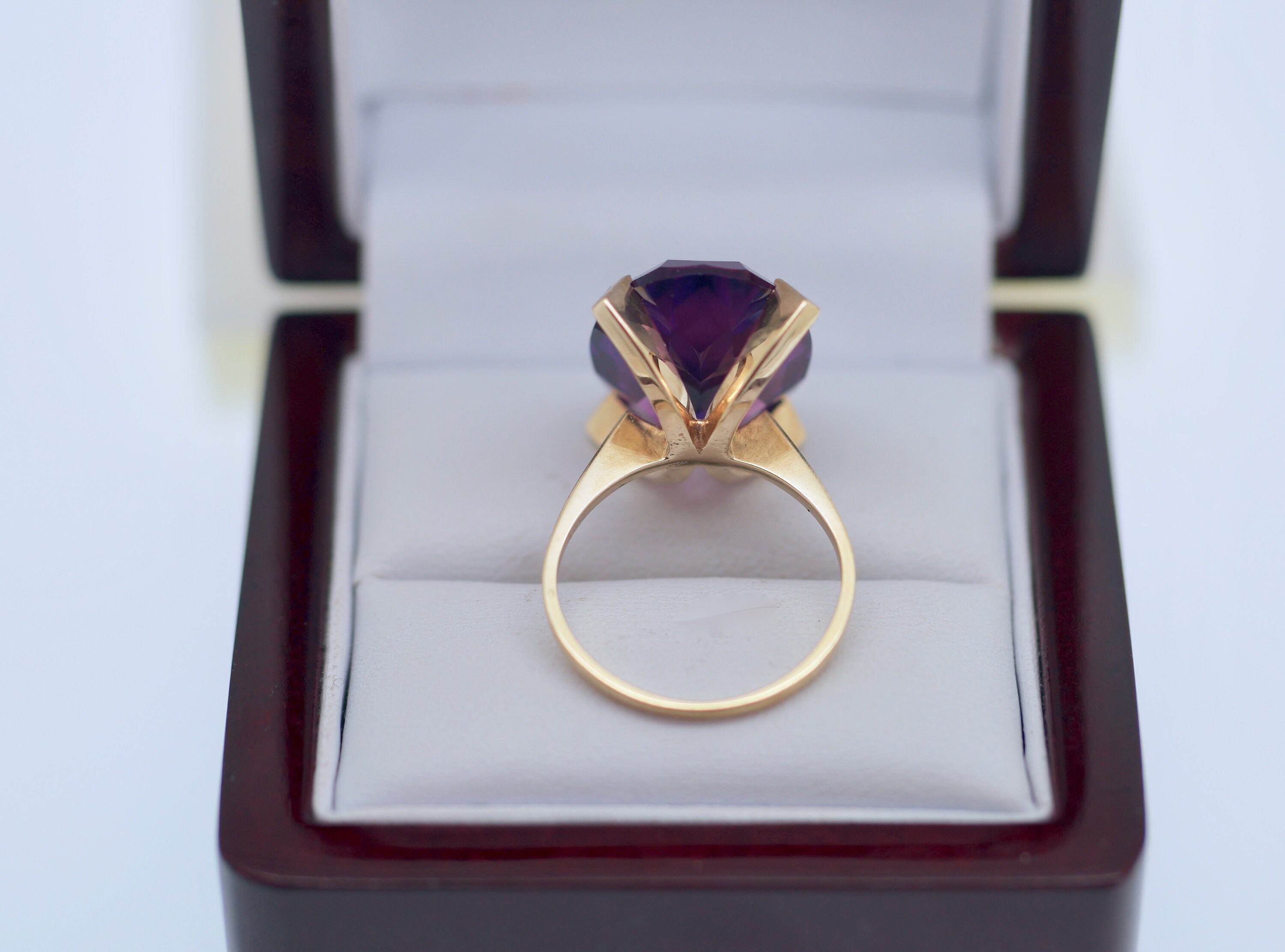 14K Solid Gold Vintage Jewelry Ring Set With 15Carat Natural Etsy