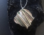 Silver Wave ocean wave necklace, everyday necklace long, Silver Statement Necklace, Unique necklaces uno de 50 inspired