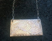 Sterling Silver Wave Necklace - Ocean necklace - Beach Necklace - Ocean wave necklace - Handmade