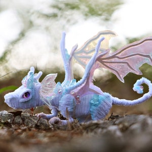 Pipe Cleaners Dragon DIY Kit & Tutorial, Chenille stems, Dragon doll m –  ComgoHandmade
