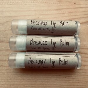 Back by popular demand Set of 3 Beeswax Lip Balms image 1