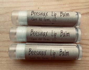 Back by popular demand! Set of 3  Beeswax Lip Balms