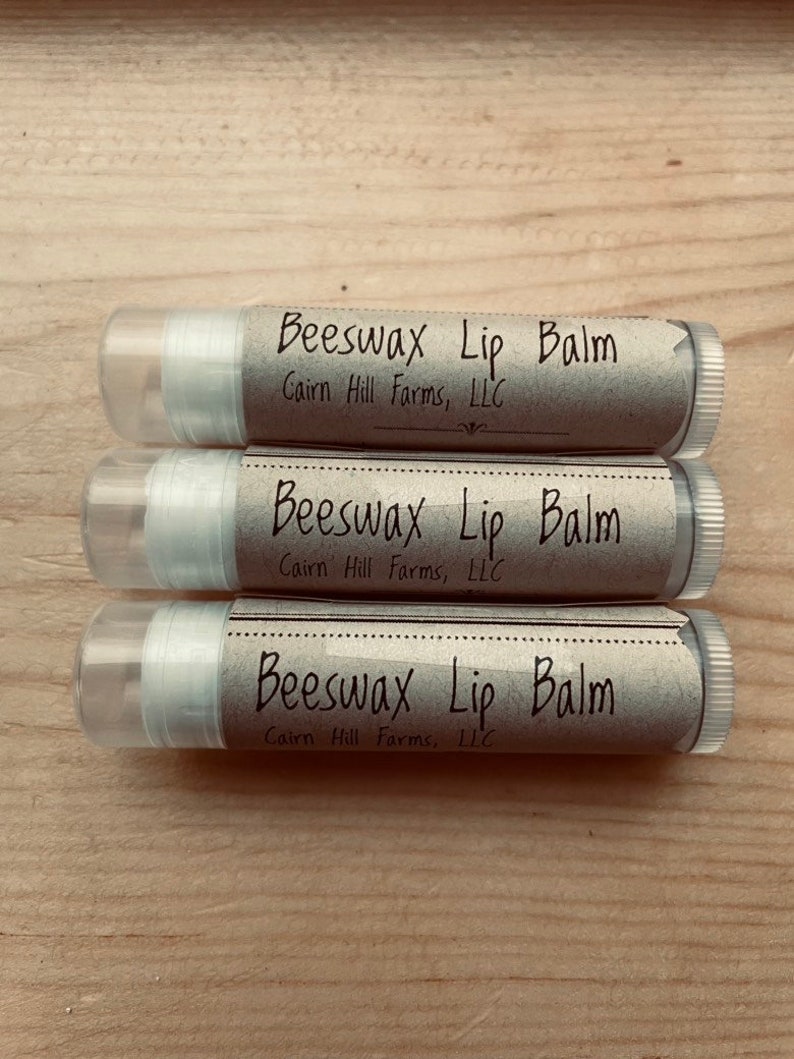 Back by popular demand Set of 3 Beeswax Lip Balms image 1