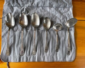 Vintage Set of Newport Art Deco Spoons