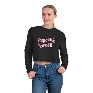 Pageant Queen Cropped Sweatshirt
