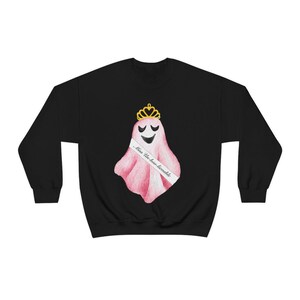 Pageant Queen Halloween Ghost Crewneck Sweatshirt