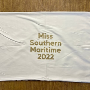 Miss America Title Pillowcase