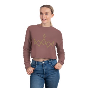 MAO Krone Cropped Sweatshirt