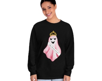 Pageant Queen Halloween Ghost Long Sleeve Shirt
