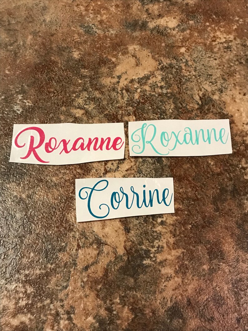 name decals for toy box