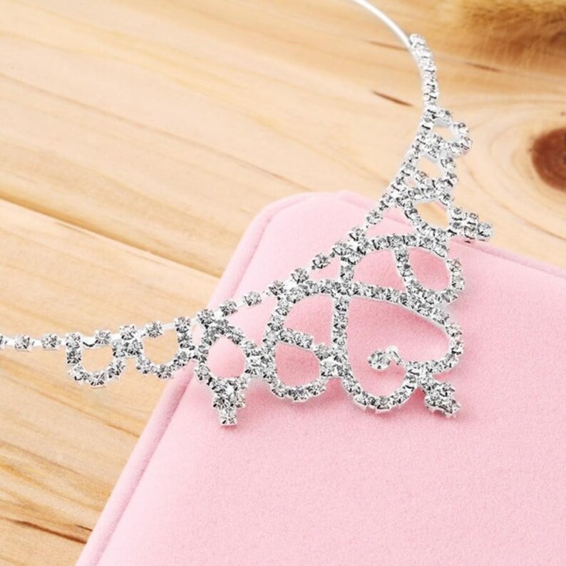 Girl Bridal Princess Stunning Crystal Tiara Wedding Crown Hair Band Headband