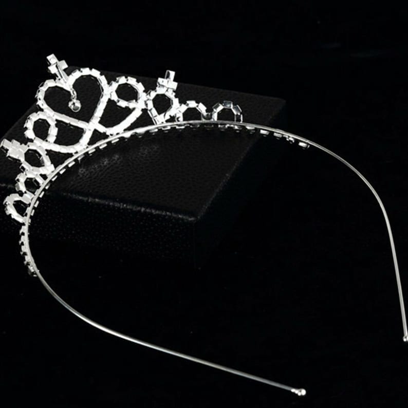 Girl Bridal Princess Stunning Crystal Tiara Wedding Crown Hair Band Headband