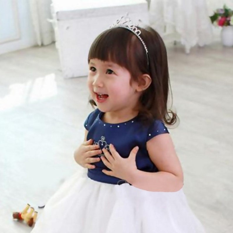 Girl Bridal Princess Stunning Crystal Tiara Wedding Crown Hair Band Headband