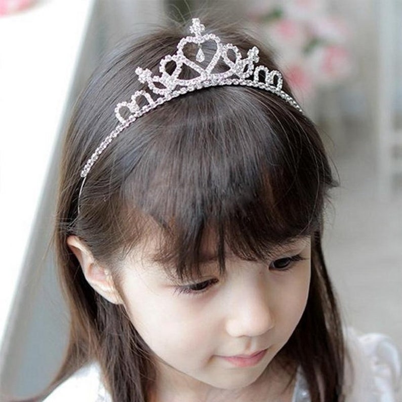 Girl Bridal Princess Stunning Crystal Tiara Wedding Crown Hair Band Headband