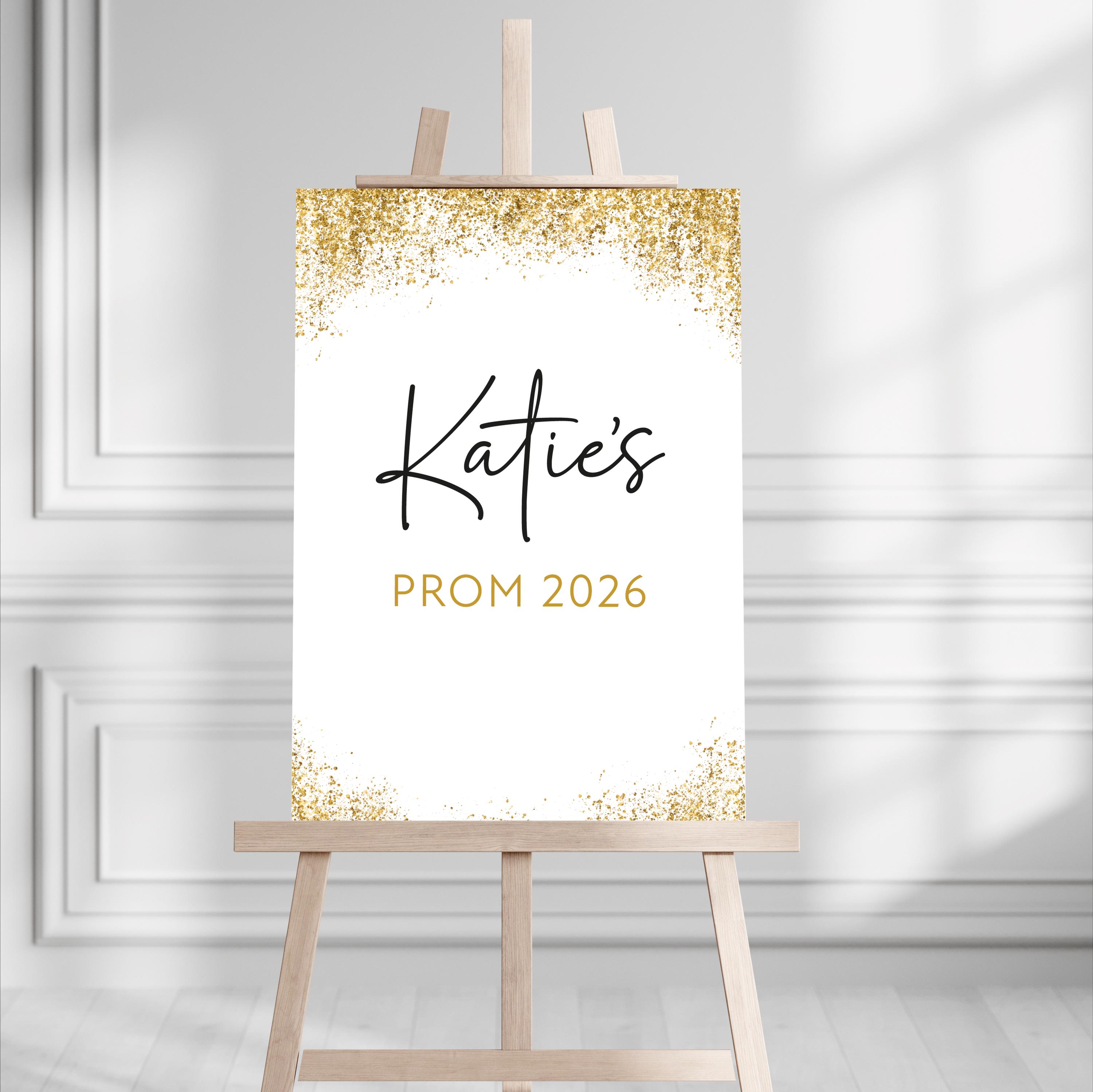 Prim Welcomesign Personalised Leavers Prom Welcome Sign, Class of 2026, School Disco ...