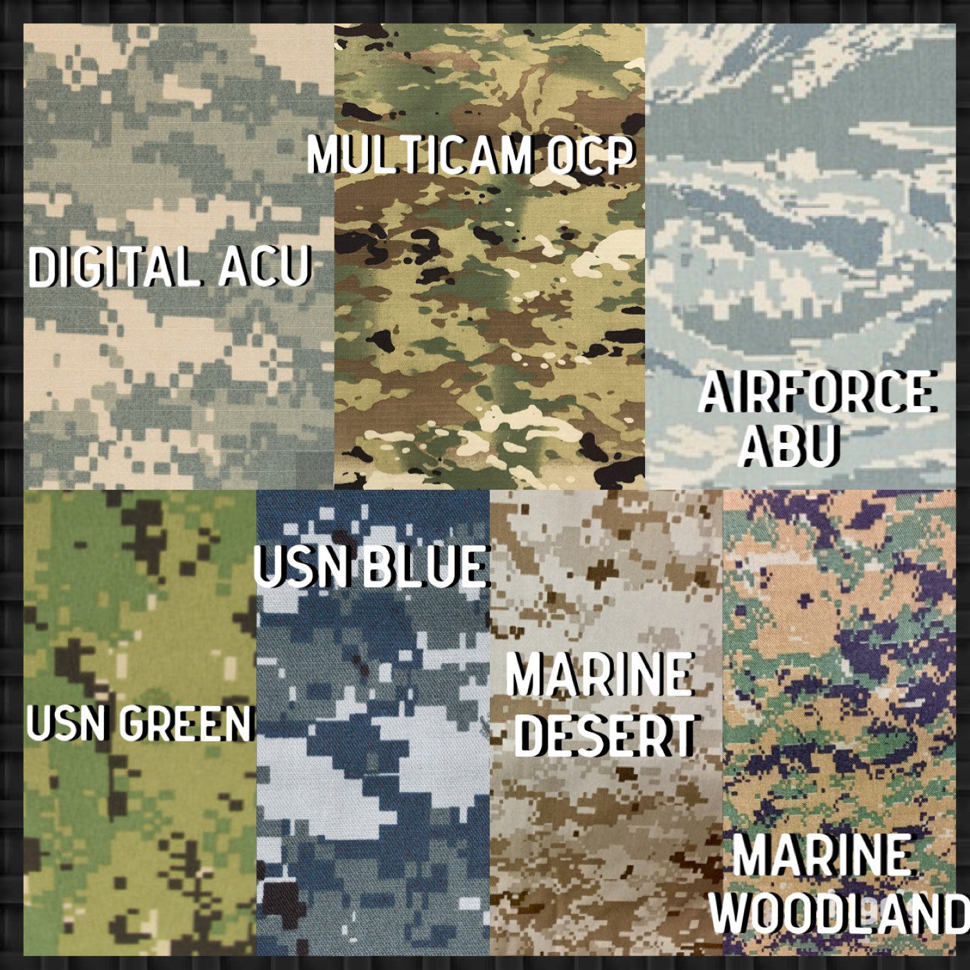 Custom Nametape Military Bow