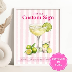 Margs & Matrimony Bachelorette Custom Sign – Tequila Themed Bachelorette Decor, Margarita Veil Sign, Final Fiesta Bridal Shower Party Decor