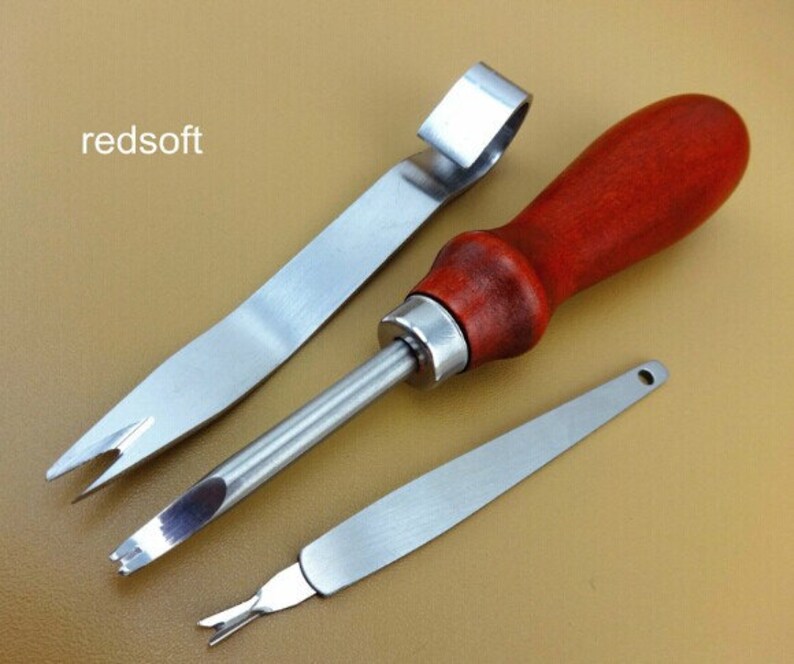 60 Tools Leathercraft Tool Set Leather Craft Hand Sewing Tool Kit Groover Beveler Punch Cutter Awl etc. Leather Tool