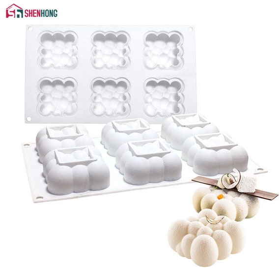 6 Hole Cloud Silicone Cake Mold For Baking Mousse Chocolate Etsy