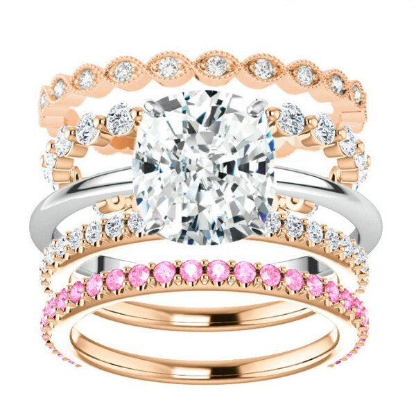 Alani 2 Carat Round Lab Grown Diamond Halo-Style Engagement Ring 14K