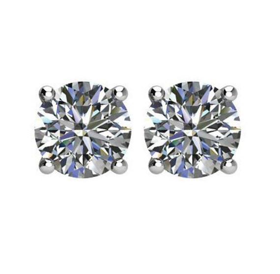 Forever one hotsell moissanite stud earrings