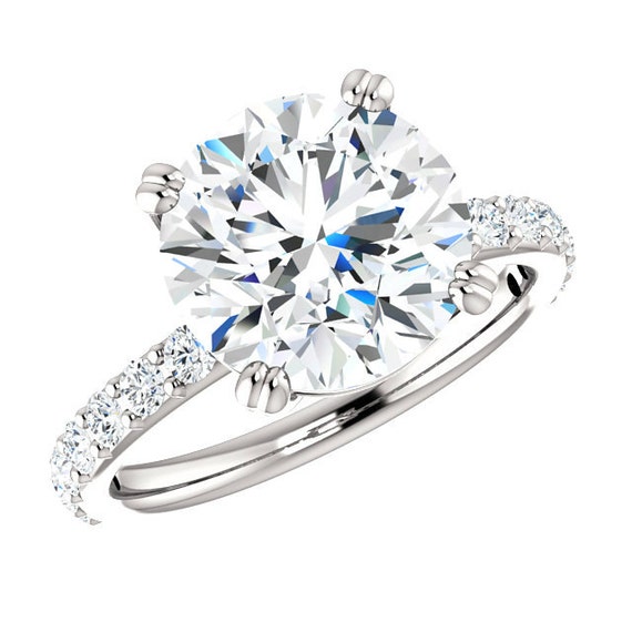 Forever brilliant moissanite engagement rings sale