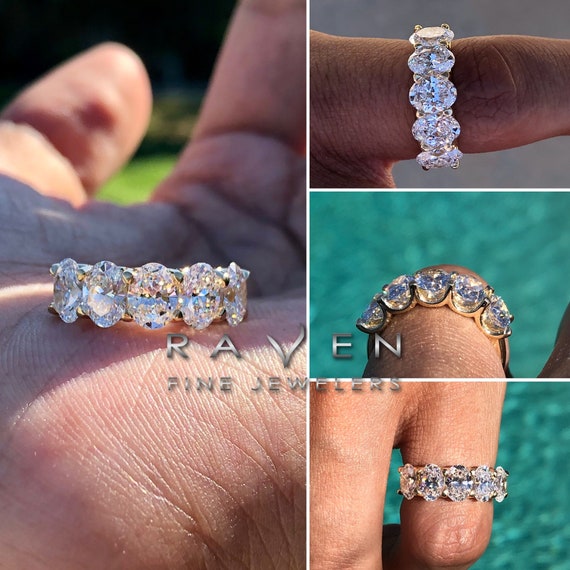5 stone diamond online band