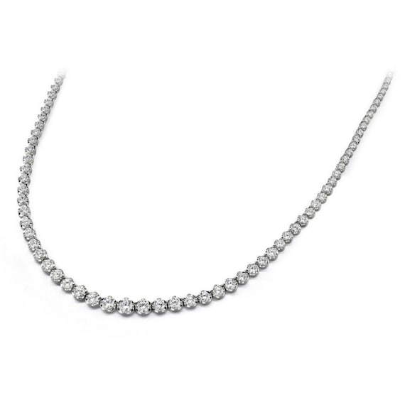 5 Carat Beautiful Solitaire Round Diamond Pendant Necklace D-F/VVS 950  Platinum | eBay
