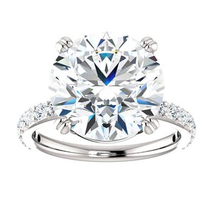Forever One Moissanite Ring