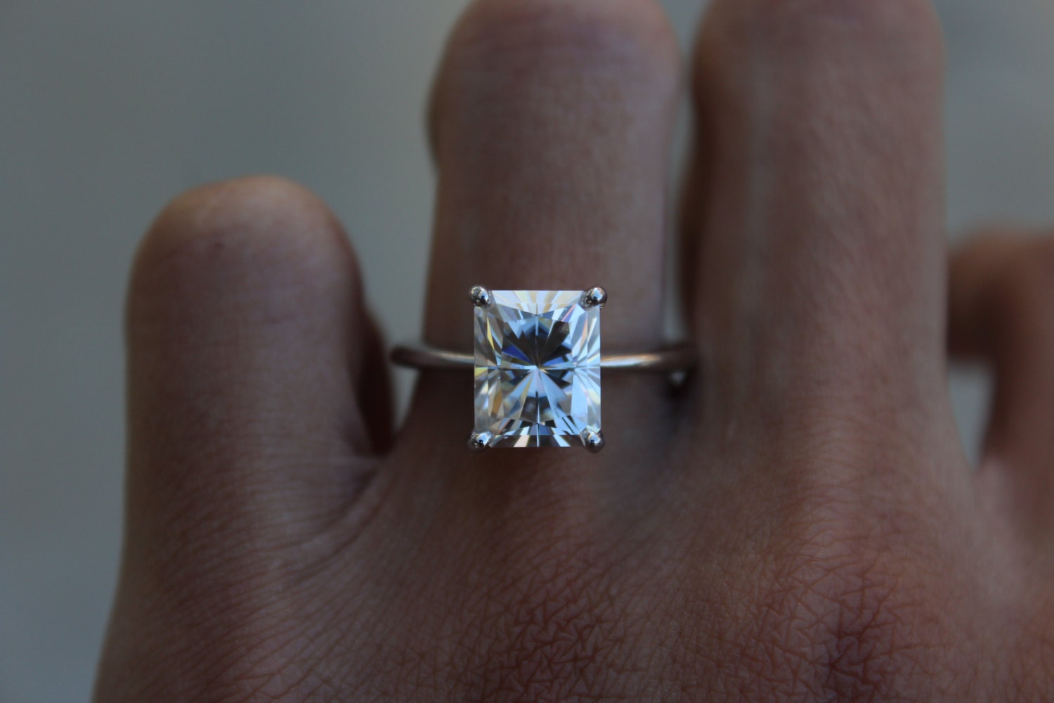 10x8mm moissanite cheap in carats