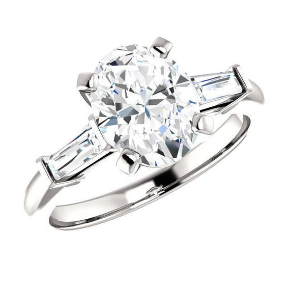 Oval moissanite shop weddingbee