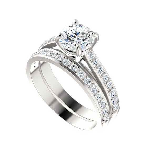 Forever one 2024 moissanite ring