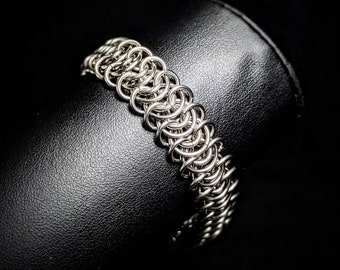 Vertebrae Bracelet - Stainless Steel Chainmaille Jewelry