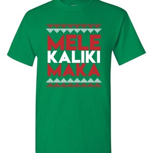 Mele Kalikimaka - groen T-shirt