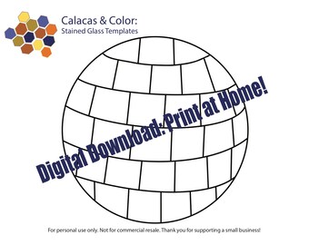 Disco Ball- Stained Glass Pattern