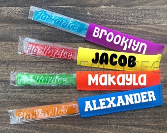 Popsicle Sleeve | Popsicle Holder | Frozen Yogurt Sleeve | Summer | Gifts for Kids | Personalized Gifts | Classroom Gifts