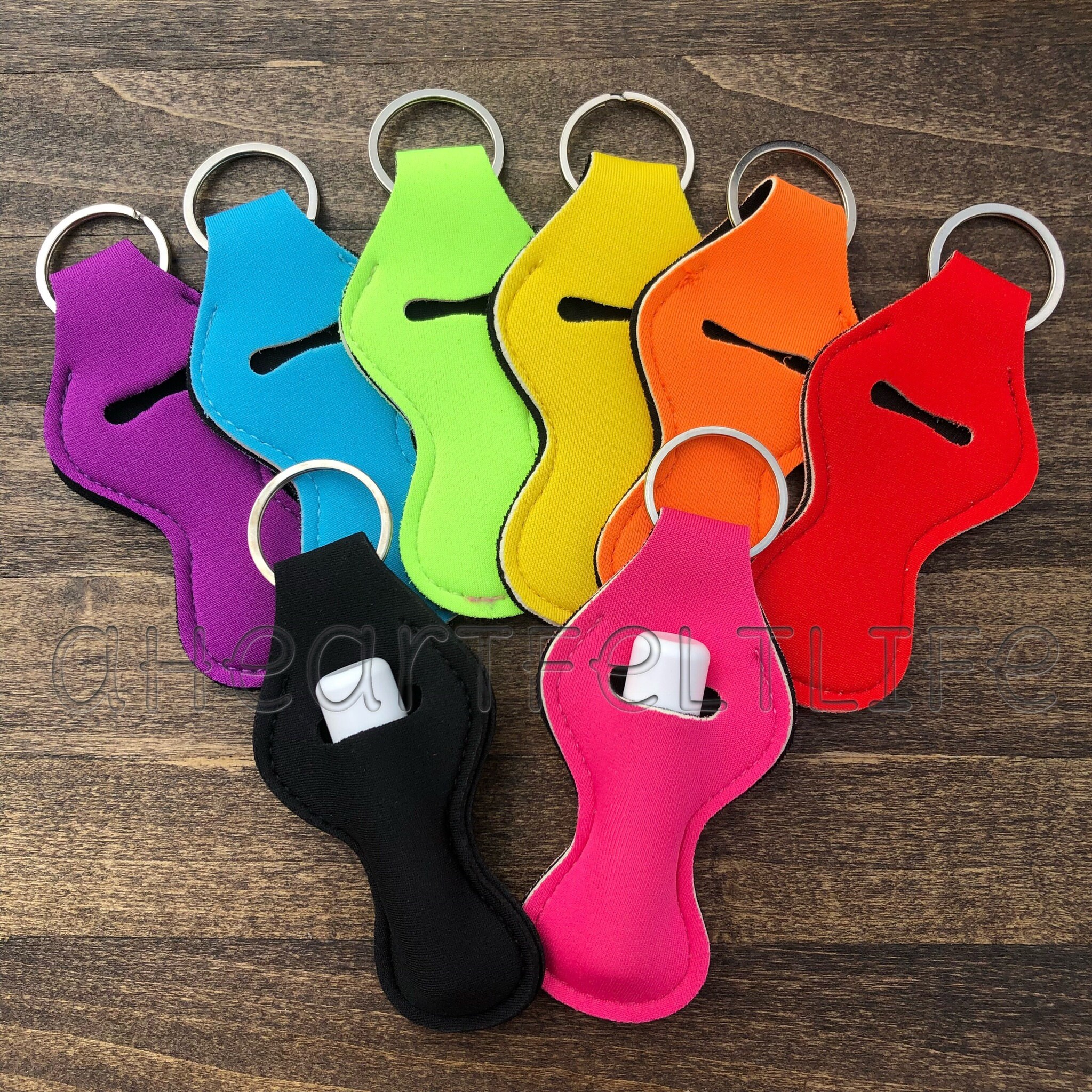 Chapstick Holder Chapstick Keychain Lip Balm Holder Etsy