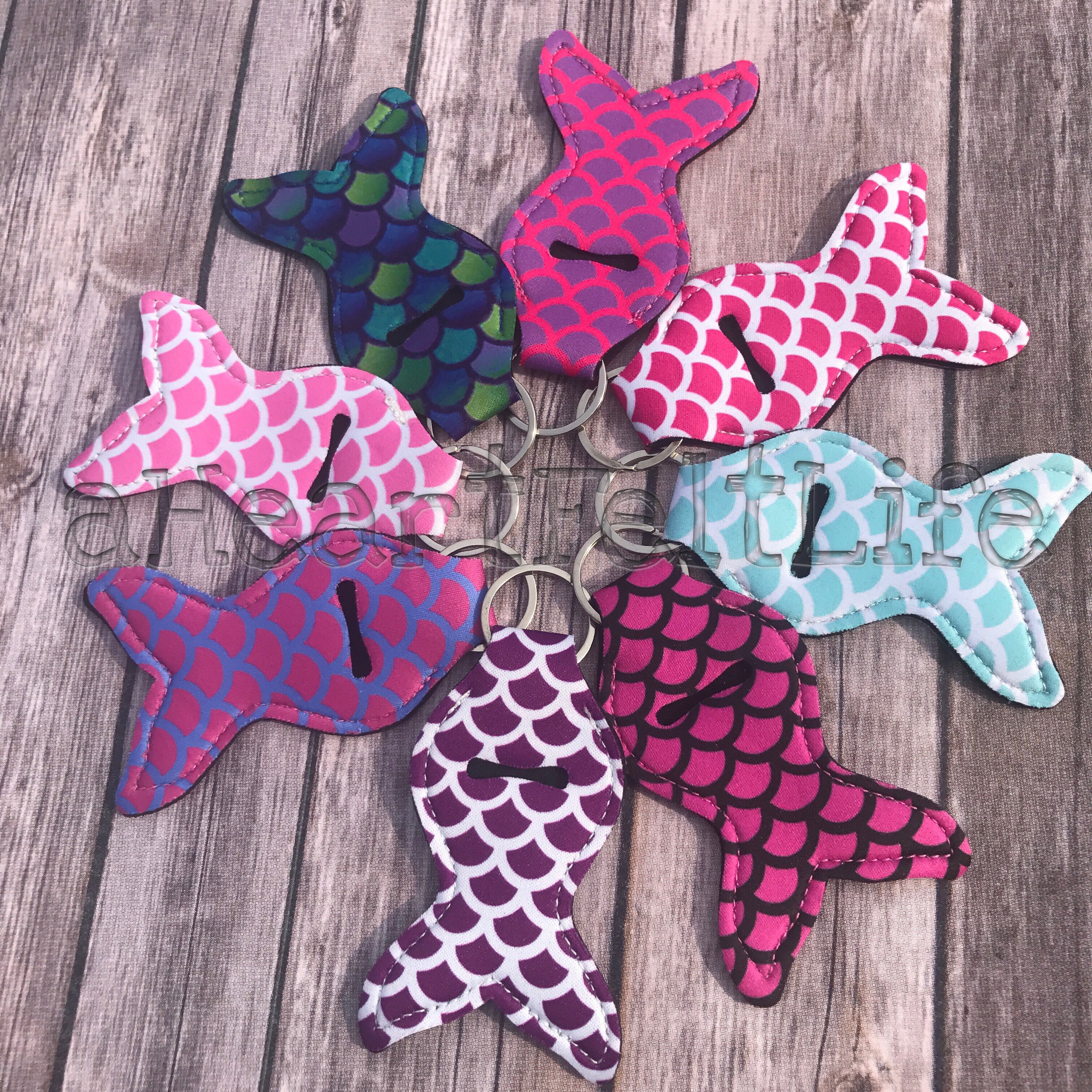 Mermaid Chapstick Holder Keychain, Stocking Stuffer, Teacher Apprecia…