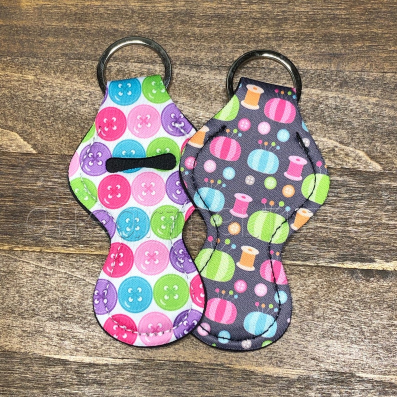 Basket Filler Sewing Set of Two Chapstick Holders Teacher Appreciation Stocking Stuffer Team Gift