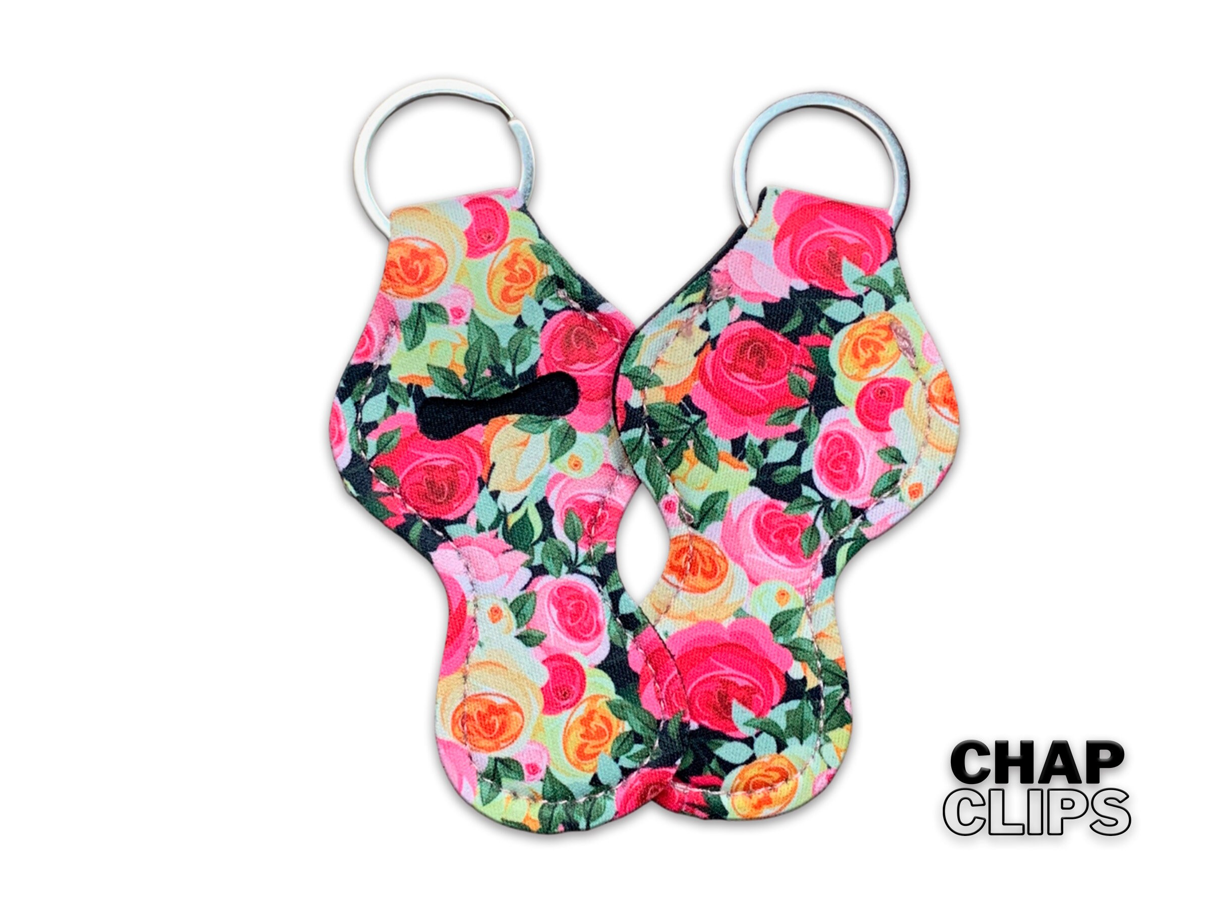 Floral Chapstick Holder Keychain, Stocking Stuffer, Teacher Appreciat…