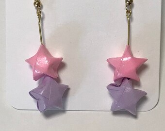 Origami Stern Ohrringe