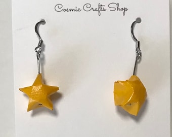 Origami Stern Ohrringe