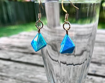 Holographic Origami Earrings