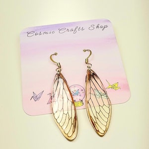 Cicada Wing Earrings