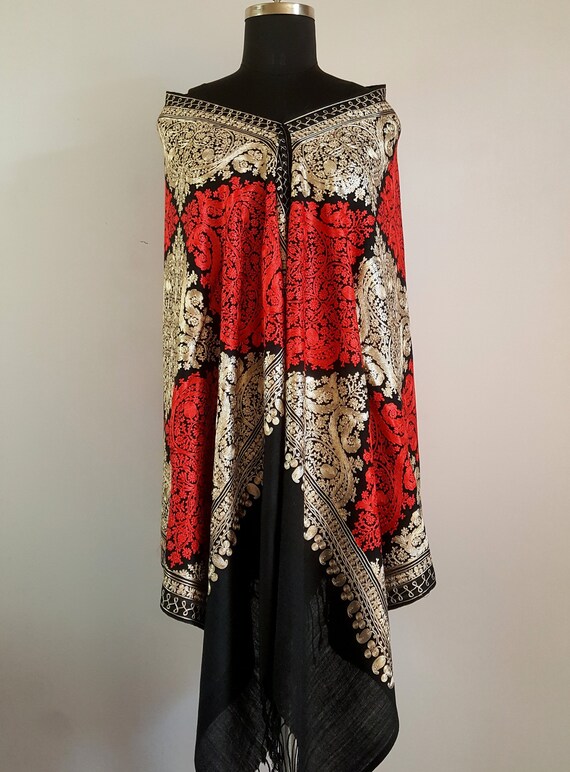 embroidered pashmina