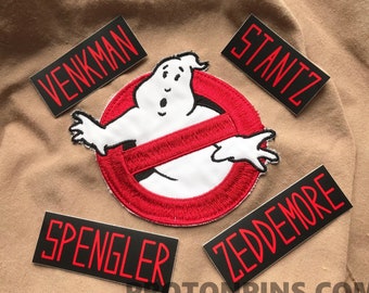 Ghostbuster name tag | Etsy